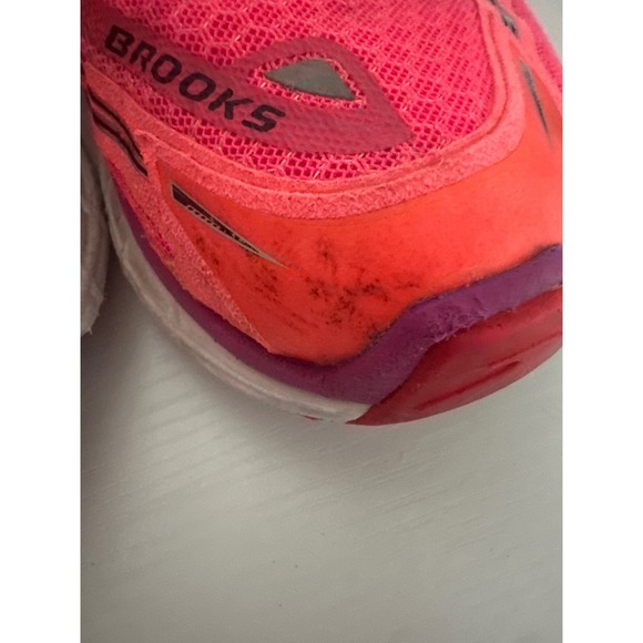 Brooks Transcend Running Shoes Women's Athletic Sneakers Hot Pink Comfort - Picture 3 of 9